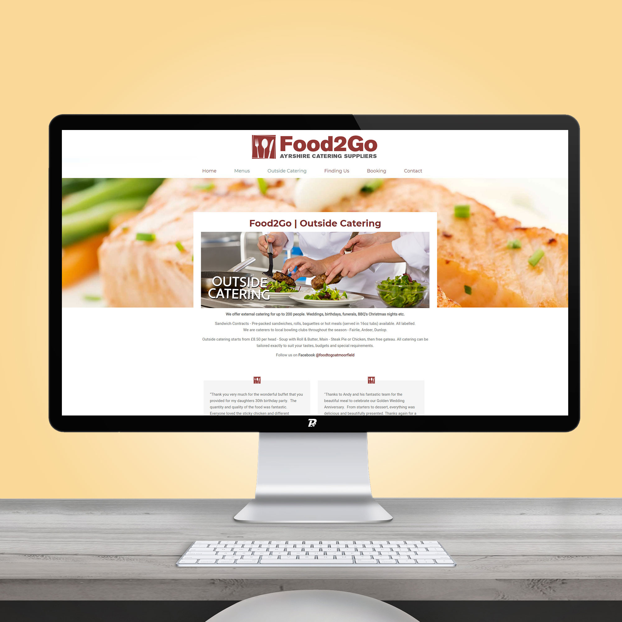 Website Design Food2Go