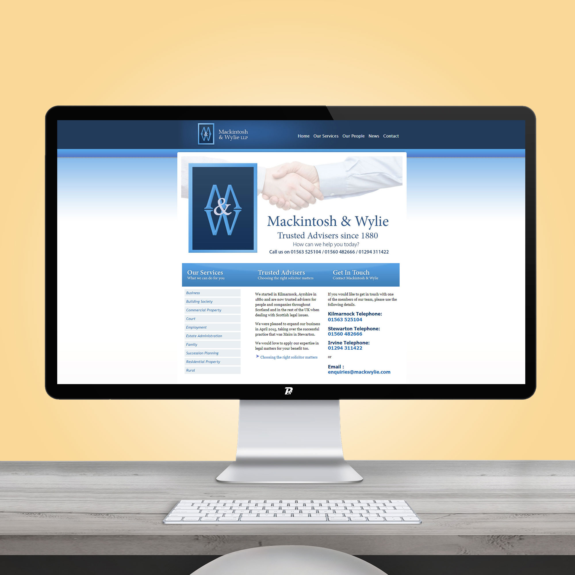 Website Design Mackintosh & Wylie