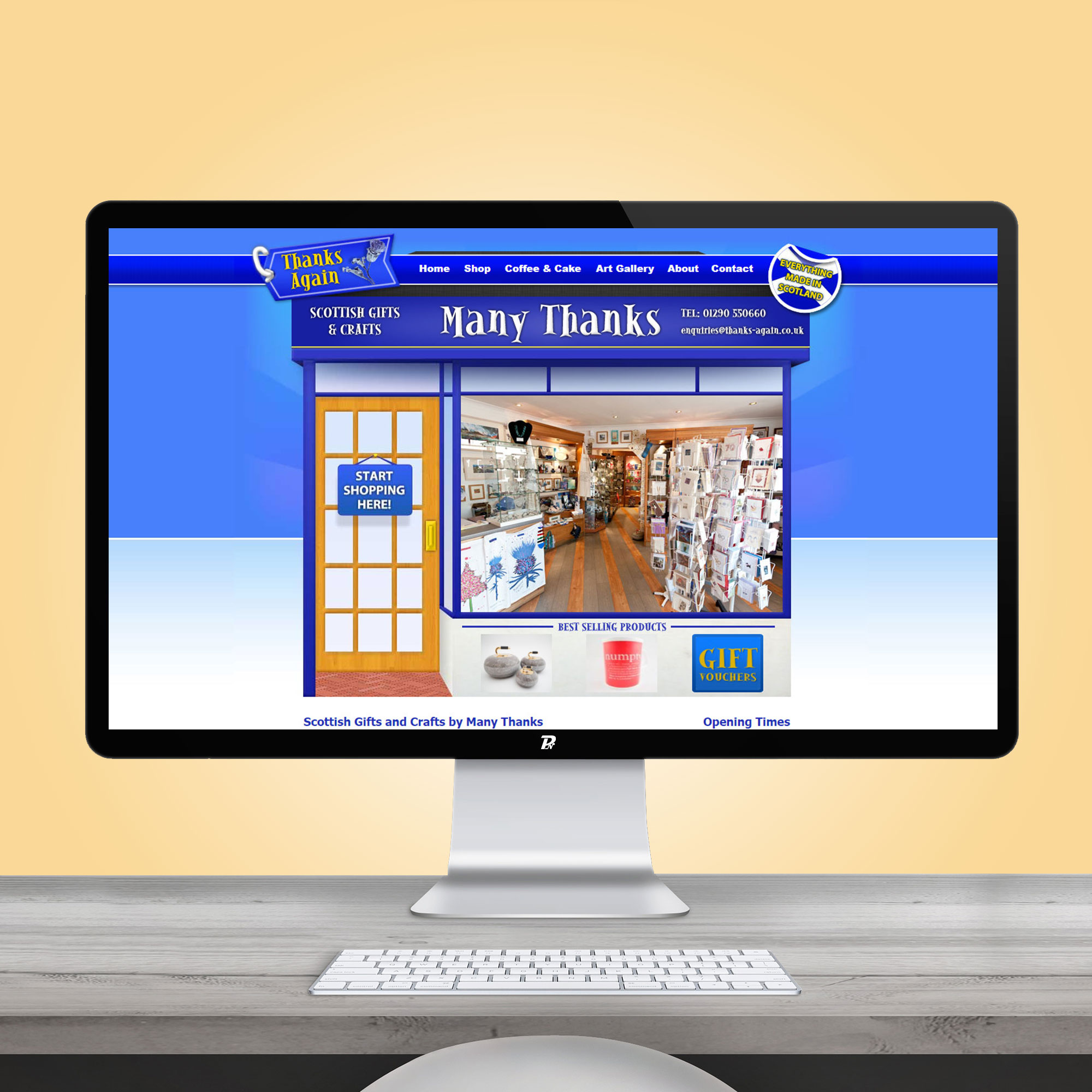 Website Design Many Thanks