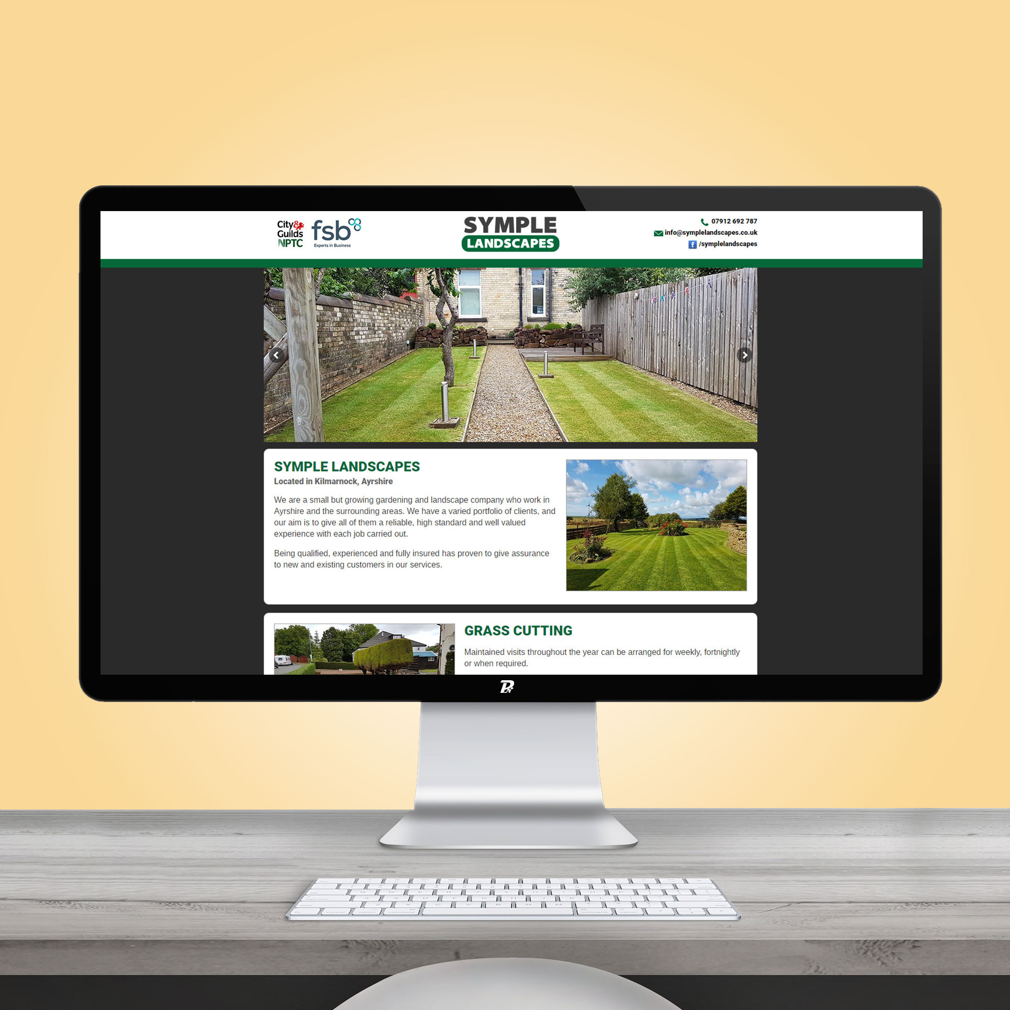 Website Design Symple Landscapes