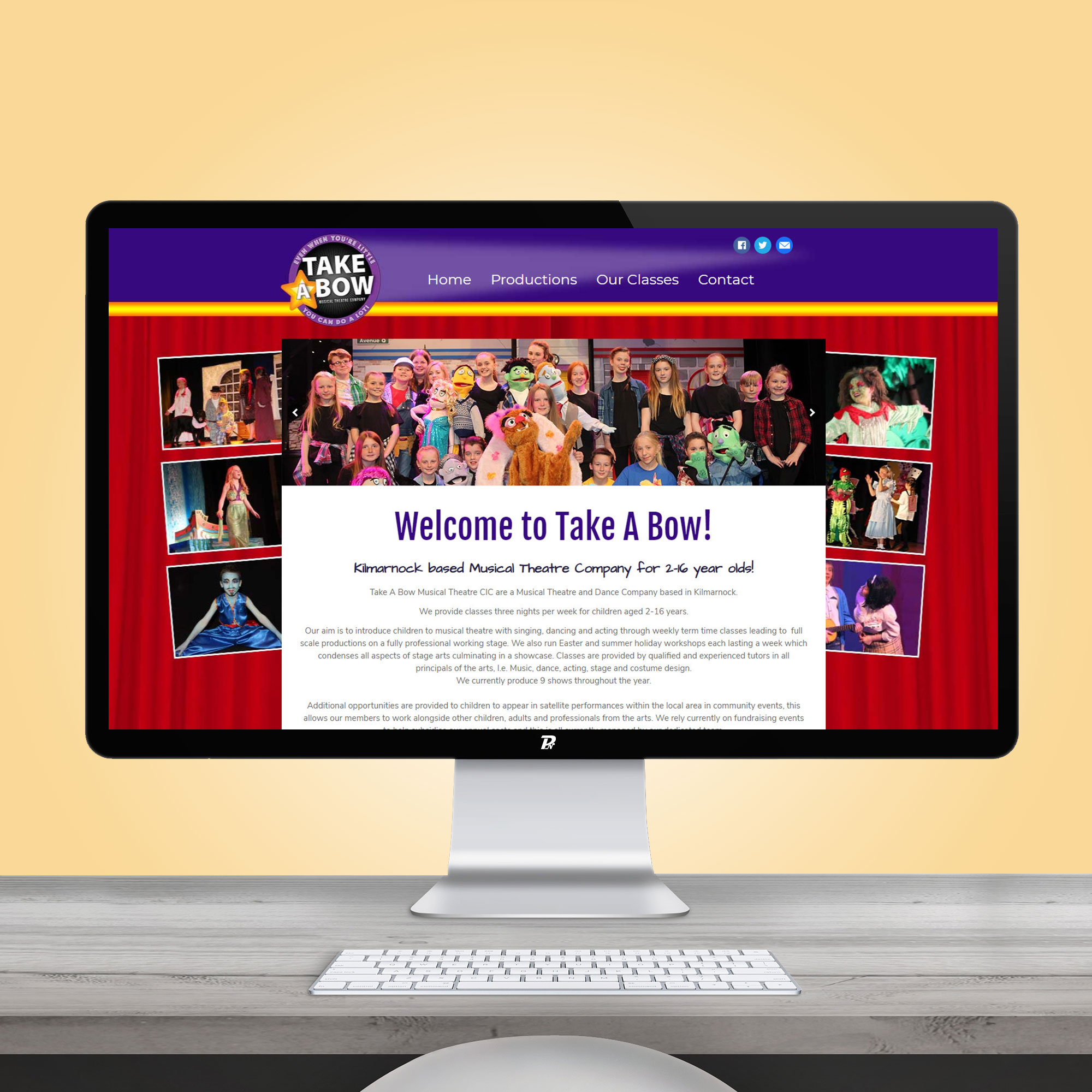 Website Design Take a Bow